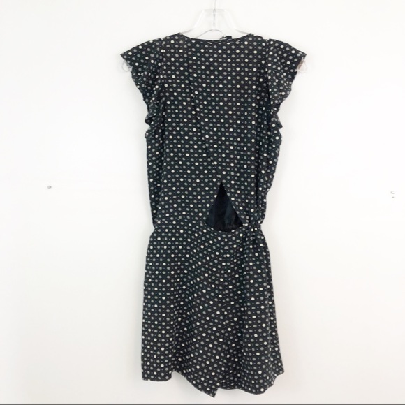 Madewell Petalplay Dotmix Silk Romper (B2) - Picture 4 of 7